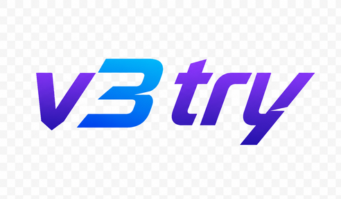 v3 try logo